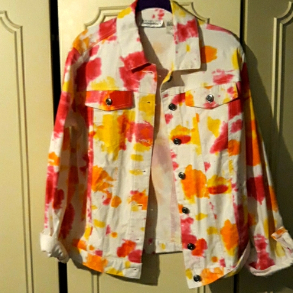 Tyedye jean jacket